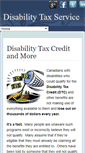 Mobile Screenshot of disabilitytaxservice.ca